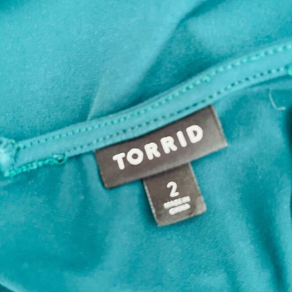 TORRID Swing Cami - Foxy Knit,            Jewel Green, size 2 (18-20, 2X) - Picture 10 of 12